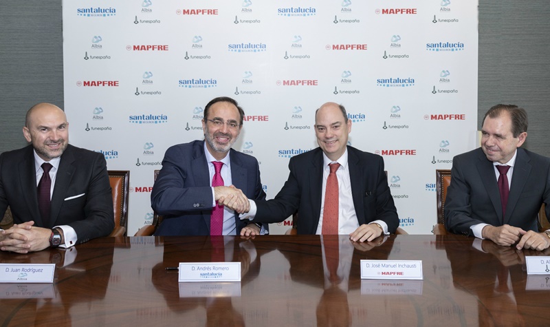MAPFRE y SANTALUCÍA suscriben una alianza para el desarrollo conjunto de su negocio funerario en España