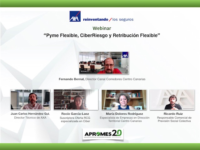 AXA Seguros imparte un nuevo webinar para los asociados de APROMES