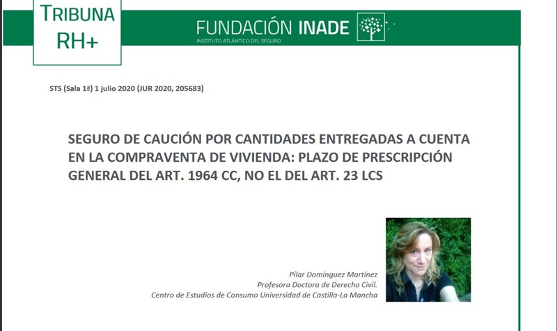 El TS fija un nuevo plazo de prescripción al seguro de caución