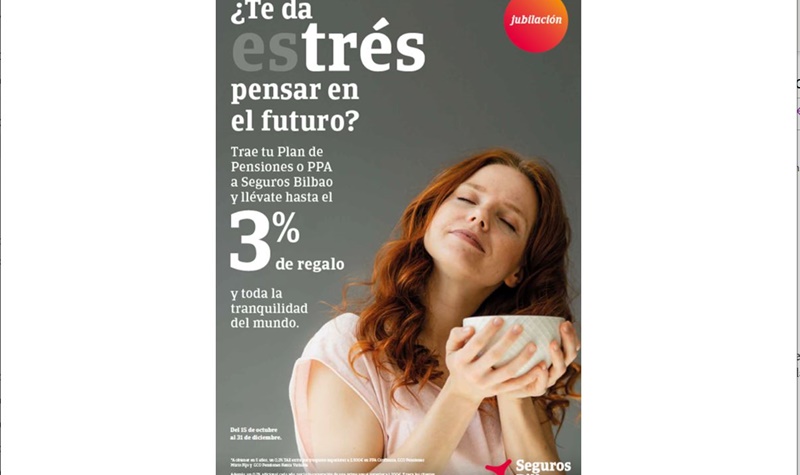 Seguros Bilbao premia el ahorro con hasta un 3% de bonificación en el traspaso de planes de pensiones
