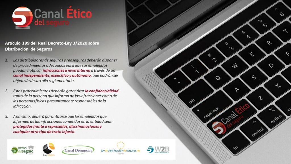 CAMPUS DEL SEGURO y CANAL ÉTICO DEL SEGURO firman un acuerdo de colaboración
