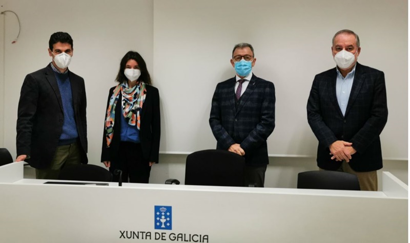La nueva responsable del Servizo de Xestión de Riscos e Seguros de la Xunta de Galicia recibe a Fundación Inade