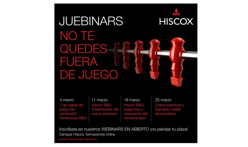 Hiscox dedica el mes de marzo a los Administradores y Directivos