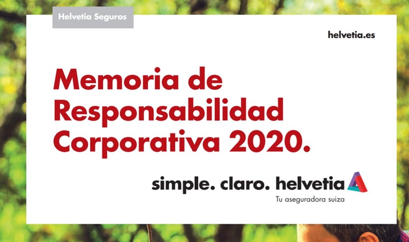 Helvetia Seguros publica su 13ª Memoria de Responsabilidad Corporativa