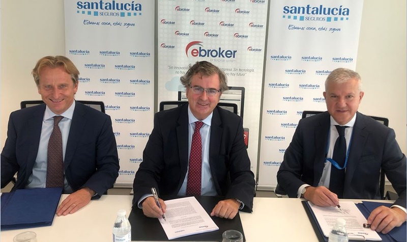 SANTALUCÍA se alía con ebroker para reforzar la conectividad y servicio con la red de mediadores