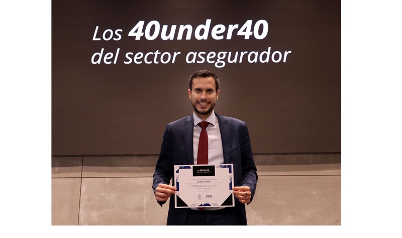El director técnico-actuarial de IRIS GLOBAL, Javier Pla, galardonado en los Premios ‘40 under 40’ de futuros líderes del Seguro español