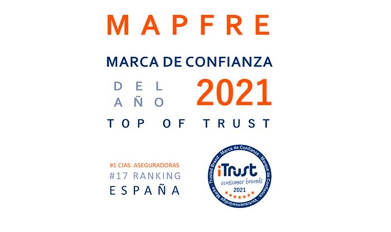 MAPFRE lidera el ranking de ‘marcas de confianza’ iTRUST Consumer Brands en el Sector Asegurador en España