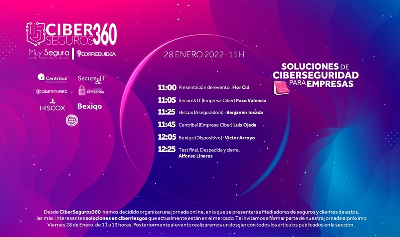 CiberSeguros360 organiza la jornada online: «Soluciones de ciberseguridad para empresas»
