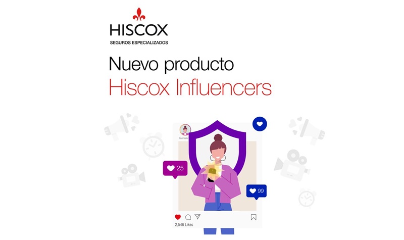 Hiscox lanza el primer seguro para influencers del mercado español