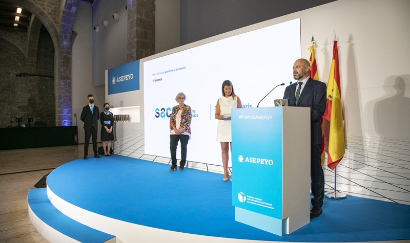 Sacyr, galardonada en la  X Edición de los Premios Asepeyo Antoni Serra Santamans a las mejores prácticas preventivas