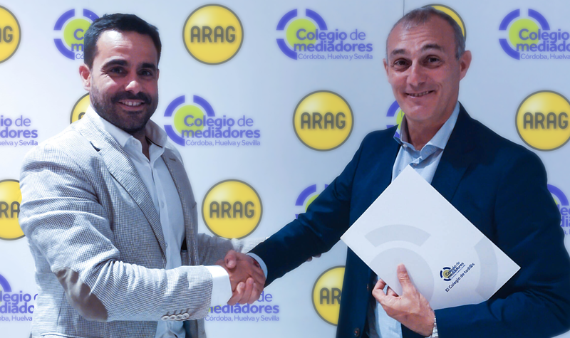 El Colegio de Mediadores de Seguros de Córdoba, Huelva y Sevilla firma nuevo acuerdo de patrocinio con Arag Seguros
